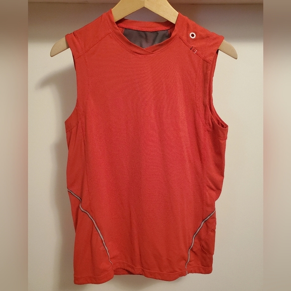 Lululemon athletica Men Tank top. Run. Red and dark grey. Size XS. - Picture 1 of 5
